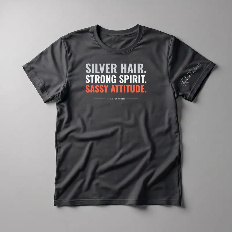 Silver Hair. Strong Spirit. Sassy Attitude. Tee